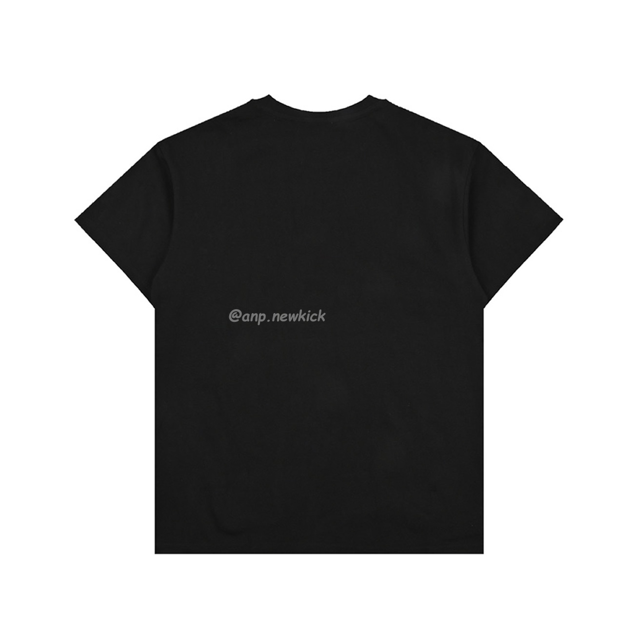 Fendi Pentagonal F Embroidered Flocked Round Neck Short Sleeved T Shirt (3) - www.newkick.vip